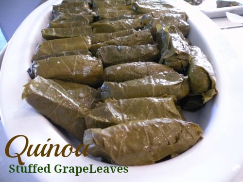 Quinoa Stufffed Grape Leaves Dolmathes California Greek Girl California Greek Girl,Soy Cheese