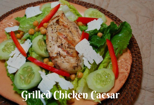 Post image for Greek Grilled Chicken Caesar Salad