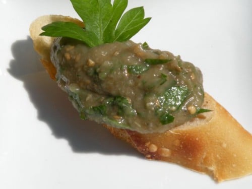 Post image for Greek Roasted Eggplant Dip “Melitzanosalata”