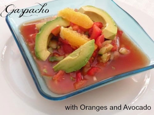 Post image for Gazpacho Soup with Oranges and Avocado