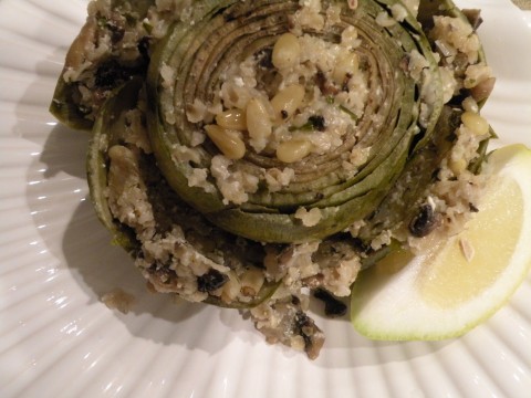 Artichoke with Bulghur