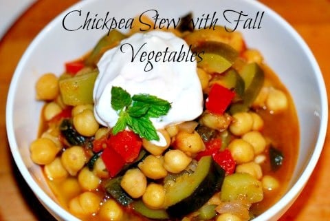 Chickpea Soup with Fall Vegetables
