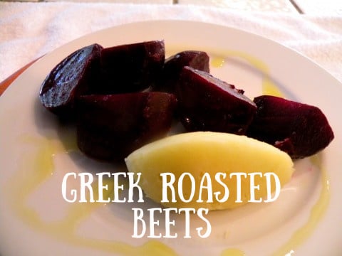 Post image for Roasted Beets with Potato Garlic Sauce –”Patzaria”