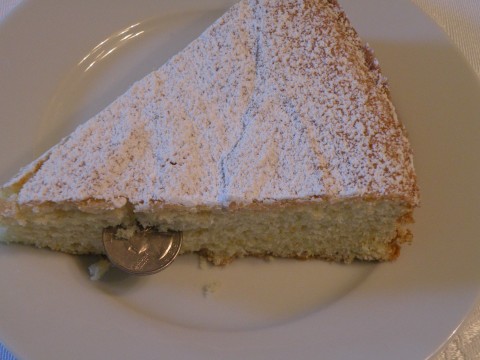 Greek Vasilopita with a Coin