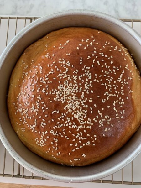 Round Greek New Year's Bread