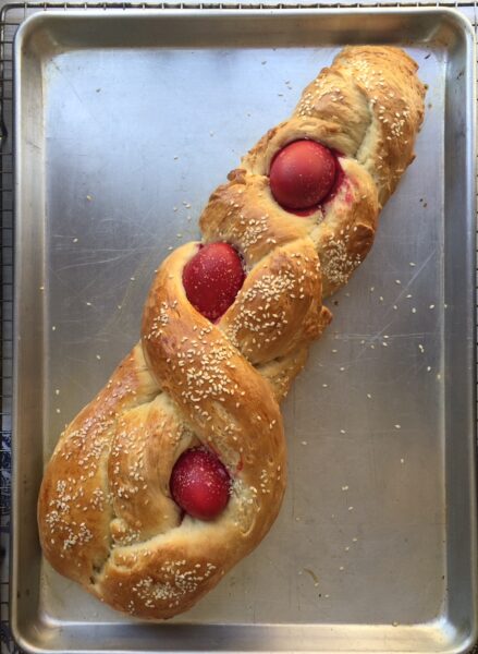 Greek Braided Easter Bread