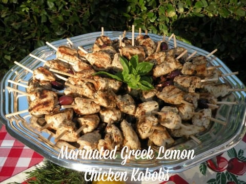 Post image for Marinated Greek Lemon Chicken Ka-Bobs