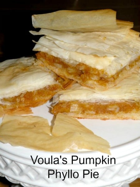 Post image for Cooking Technique for Voula’s Pumpkin Phyllo Pie- Kolokothopita