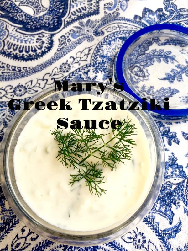 Post image for Greek Yogurt Sauce  “Tzatziki Sauce”