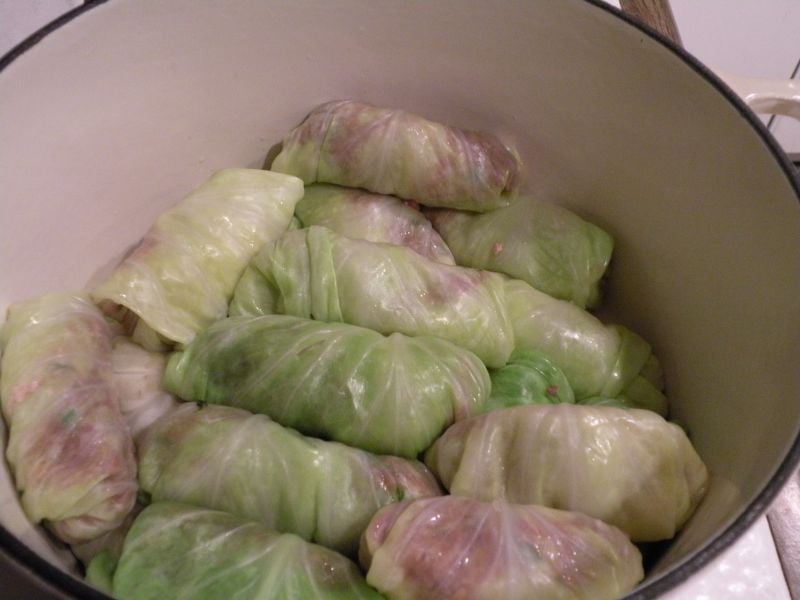 Post image for Cooking Techniques : Stuffed Cabbage Rolls – “Lahano Dolmathes”