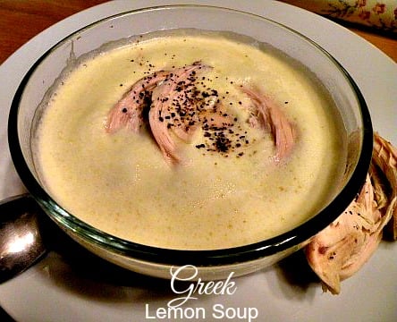 Post image for Greek Chicken Lemon Soup with Orzo “Avgolemono”