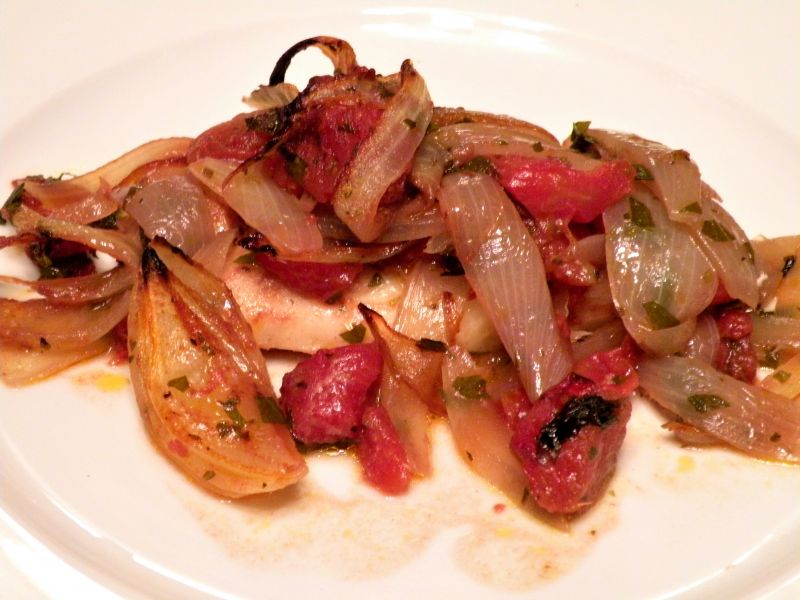 Post image for Baked Greek Fish with Tomatoes and Onions – “Plaki” – Technique Tuesday