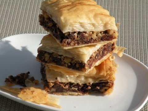 Bittersweet Chocolate Baklava