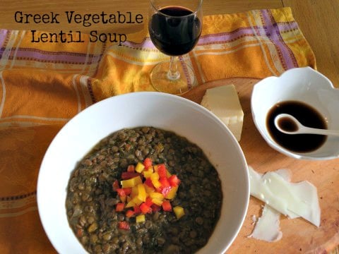 Post image for Lentil Soup with Balsamic Vinegar Faki