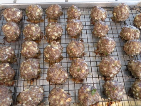 Homemade meatballs