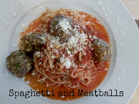 Post image for Spaghetti with Marinara Sauce and Meatballs