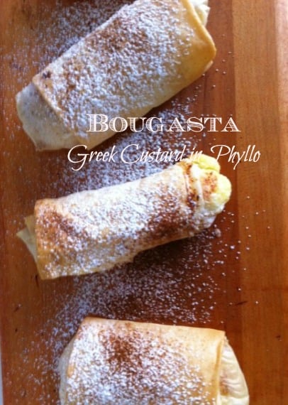 Post image for Custard with Orange in Phyllo Rolls “Bougatsa”