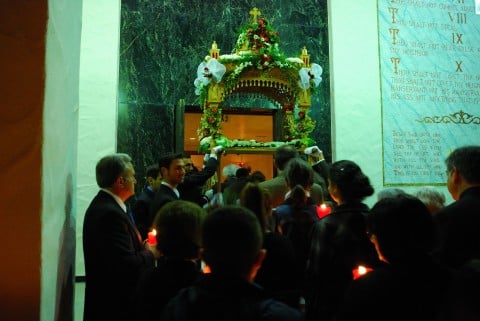 Greek Church celebrating Greek Easter