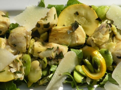 Gigante Beans with Artichokes