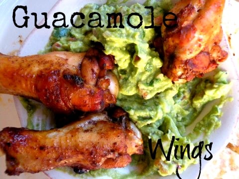 Post image for Hot Fajita Chicken Wings with Guacamole