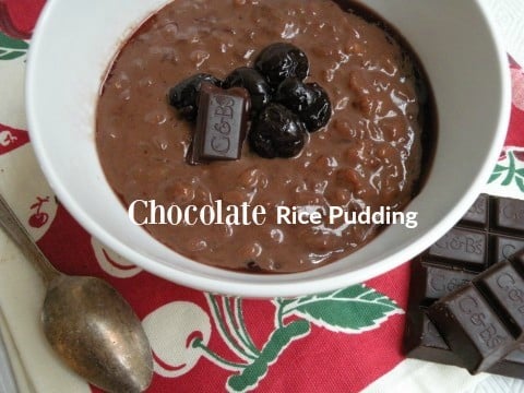 Chocolate Rice Pudding