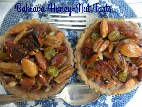 Post image for Baklava Honey Nut Tarts