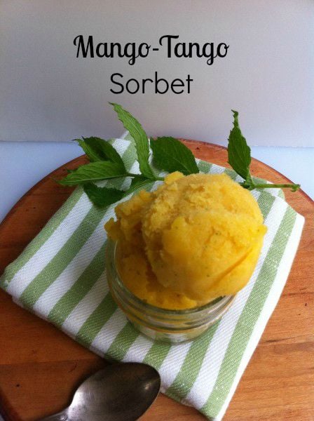 Post image for Mango Honey Sorbet