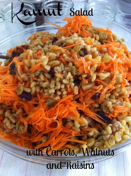 Kamut Salad with Carrots