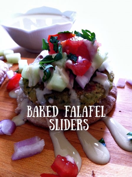 Post image for Greek Baked Falafel Sliders