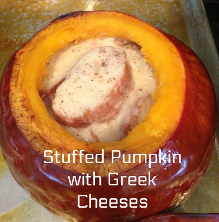 Post image for Stuffed Sugar Pumpkin with Greek Cheeses