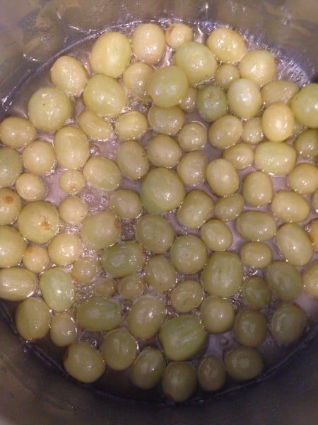 Cooking Greek Grape Marmalade