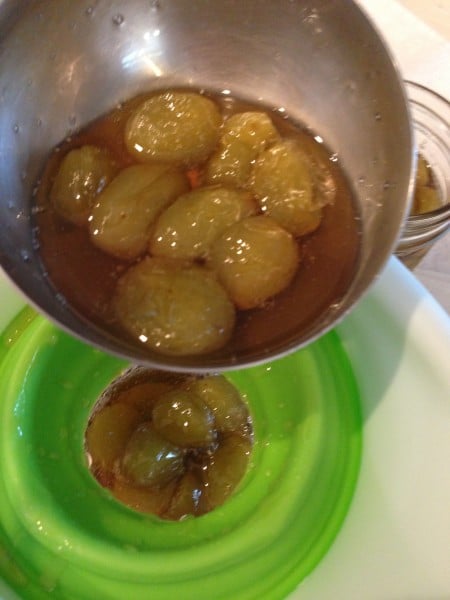 Making Green Grape Marmalade