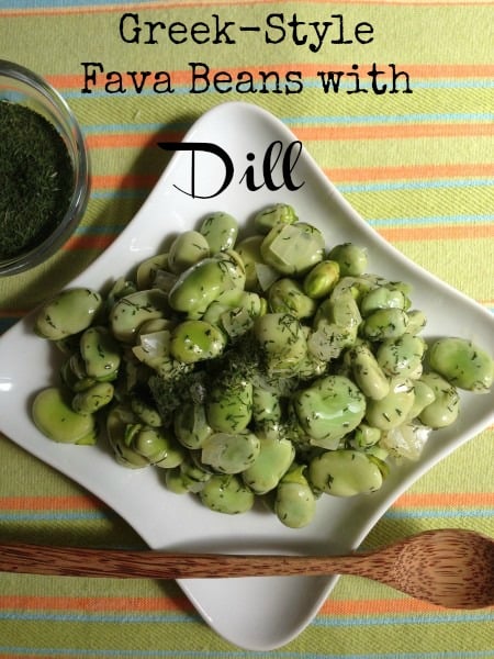 Post image for Greek Style Fava Beans with Dill