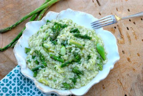 Spring Risotto with Fava