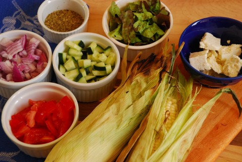 Fresh BBQ with Feta Salad Bar