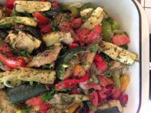 Ratatouille Ready for the oven.