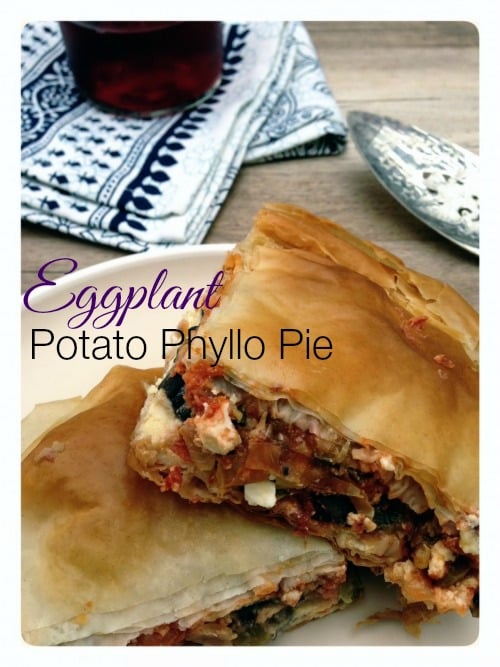 Post image for Eggplant Potato Phyllo Pie