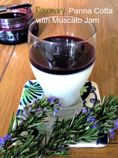 Post image for Rosemary Panna Cotta with Muscato