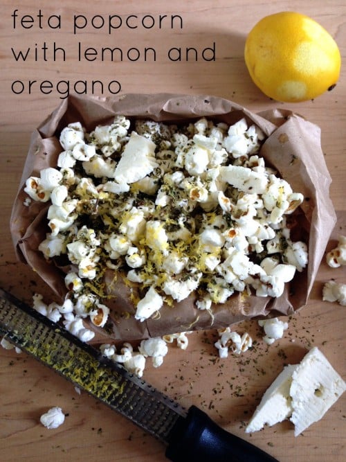 Post image for Feta Popcorn with Lemon and Oregano