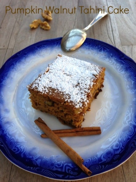 Post image for Pumpkin Walnut Tahini Cake