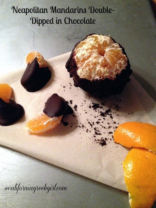 Post image for Neapolitan Mandarins Double-Dipped in Chocolate