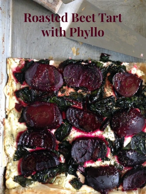 Post image for Roasted Beet Tart with Phyllo