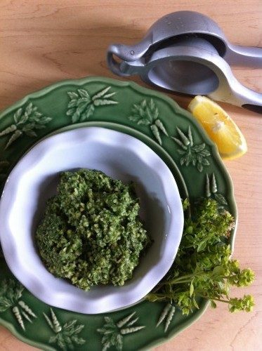 Fresh Pesto three ways.