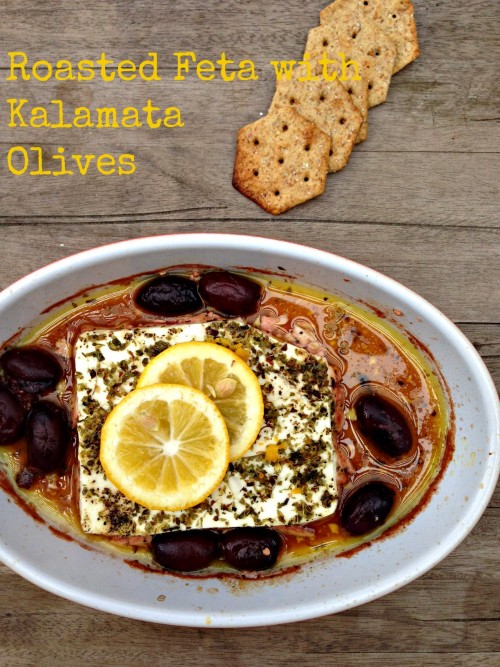 Post image for Greek Roasted Feta with Kalamata Olives