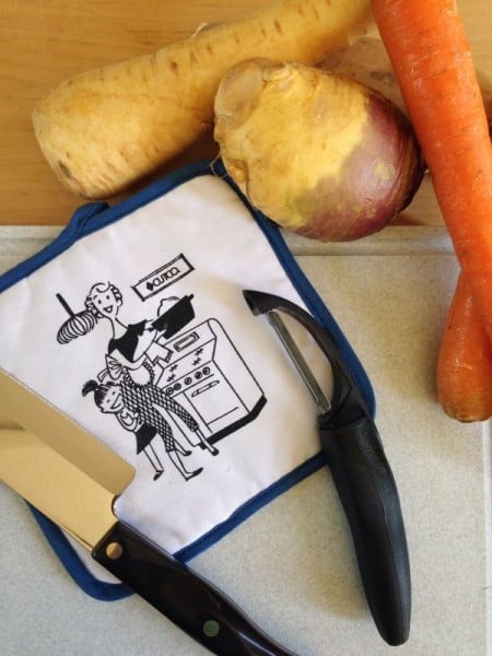 Prep with a good knife and peeler.