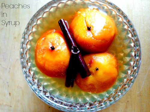 Peaches in Syrup