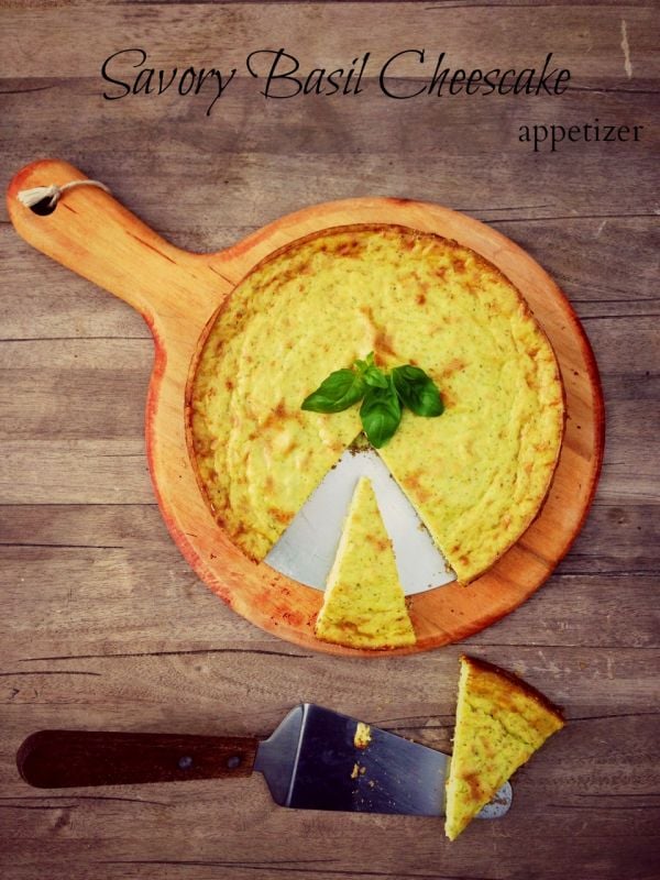 Post image for Savory Basil Cheesecake Appetizer