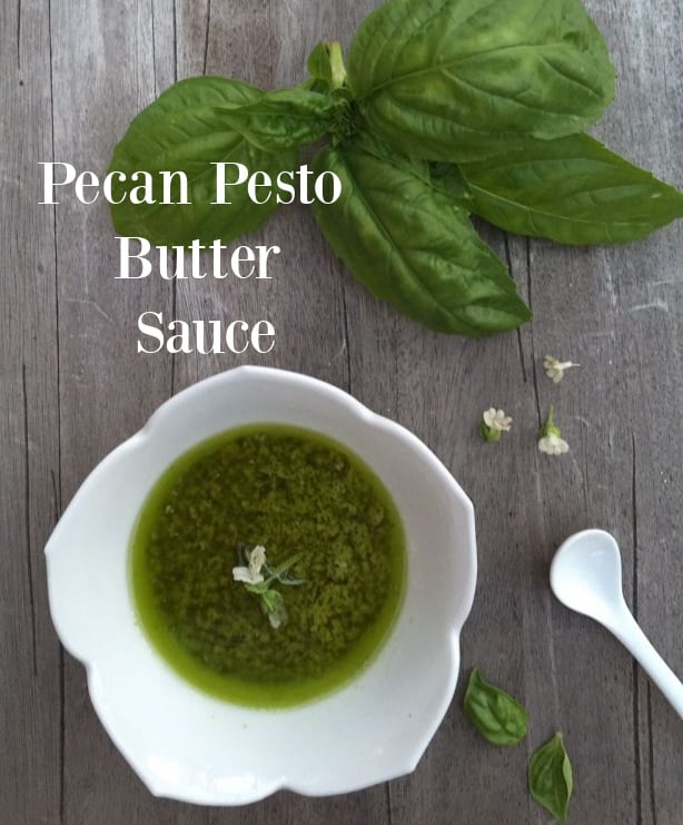 Post image for Pecan Pesto Butter Sauce