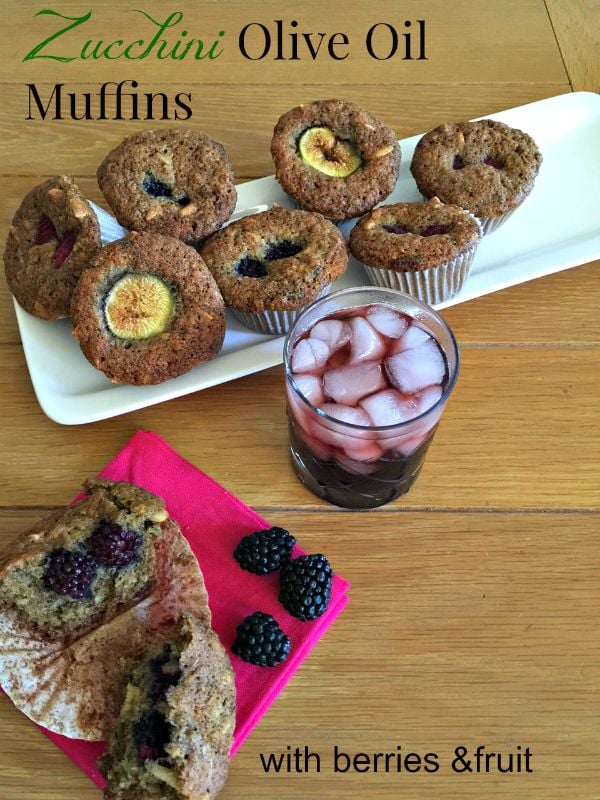 Post image for Zucchini Olive Oil Muffins with Berries