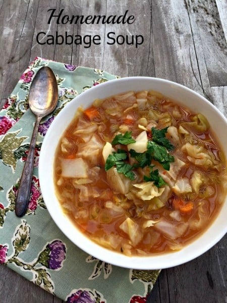 Homemade Cabbage Soup